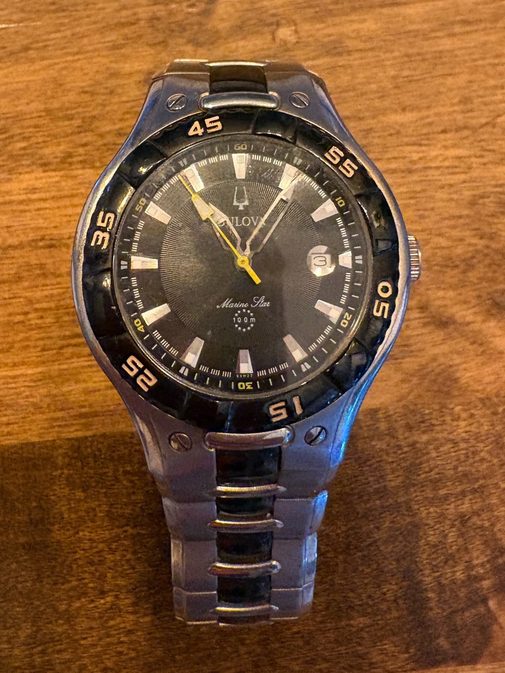 Bulova Marine Star Black/Steel Ø40 mm